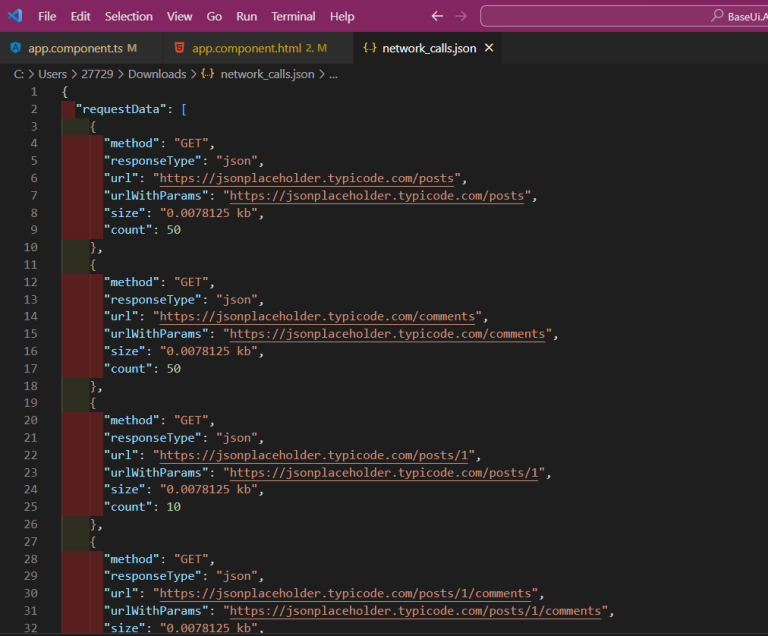Downloading Objects as JSON Files in Angular Apps