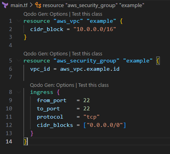  implement automated testing on configuration for a cloud infrastructure